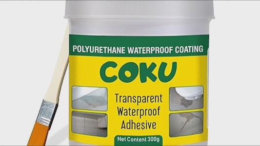 Transparent Waterproof Glue (300 grams) with Brush | Roof, Wall & Tile Leak Repair (Pack of 2)
